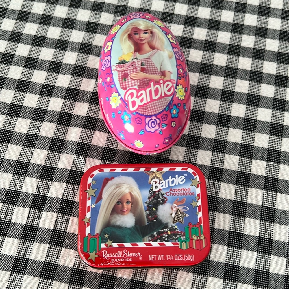 Barbie tins